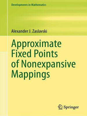 cover image of Approximate Fixed Points of Nonexpansive Mappings